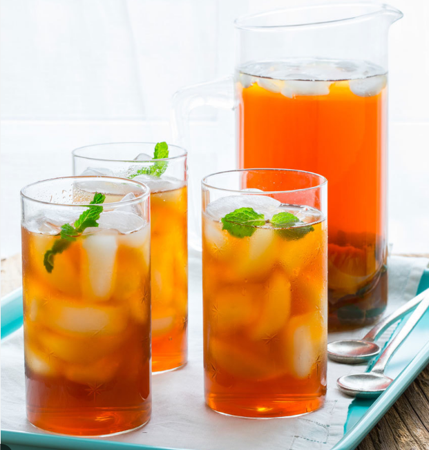 Order Peach Iced Tea food online from Caffe Bene store, Jackson Heights on bringmethat.com