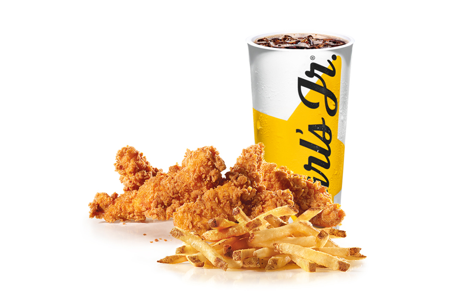 Order 5 Piece Hand-Breaded Chicken Tenders™ Combo food online from Carl Jr store, Scotts Valley on bringmethat.com