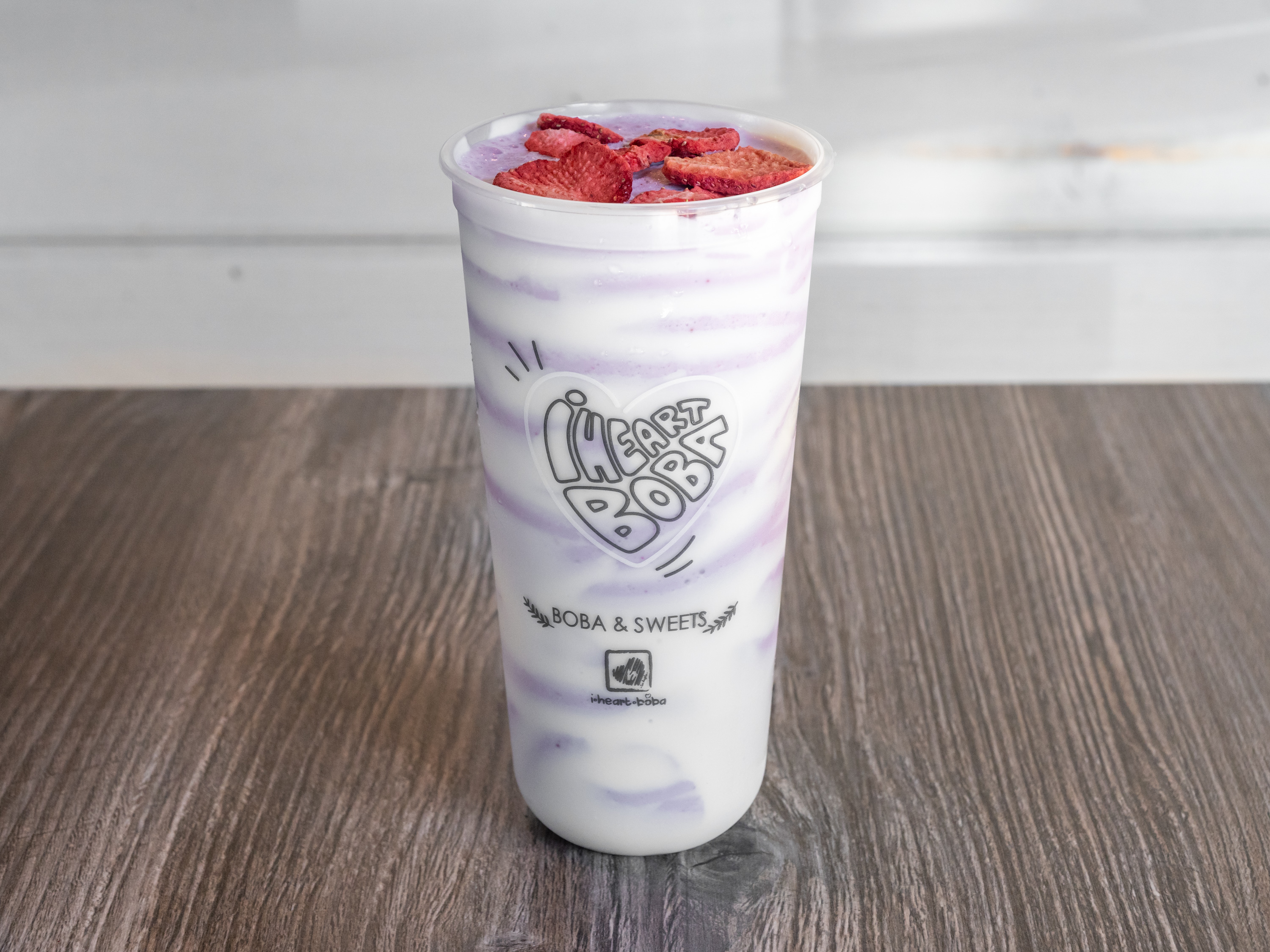 Order Taro Swirl food online from I Heart Boba store, Rowland Heights on bringmethat.com
