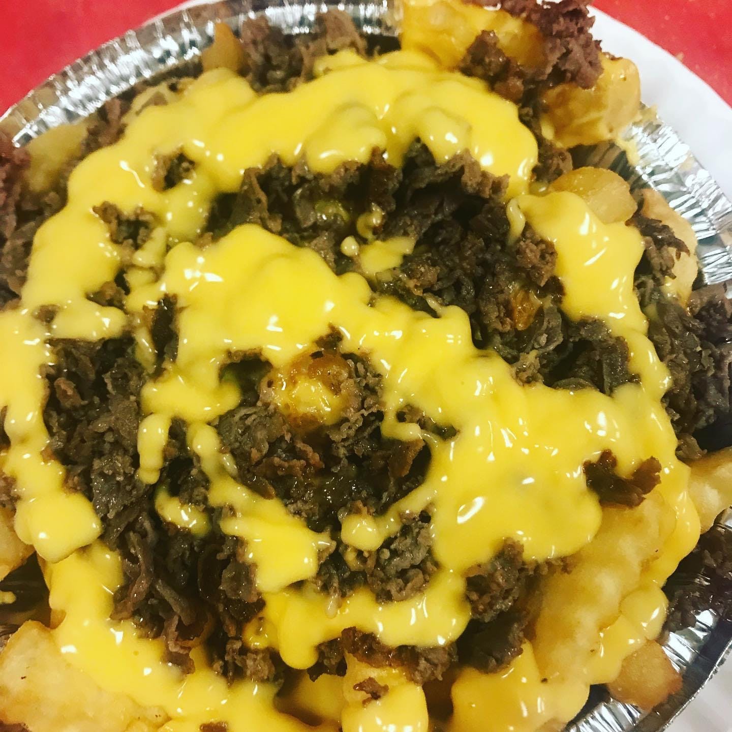 Order Cheesesteak Fries - Appetizers food online from Affamato Pizza & Italian Restaurant store, Norristown on bringmethat.com
