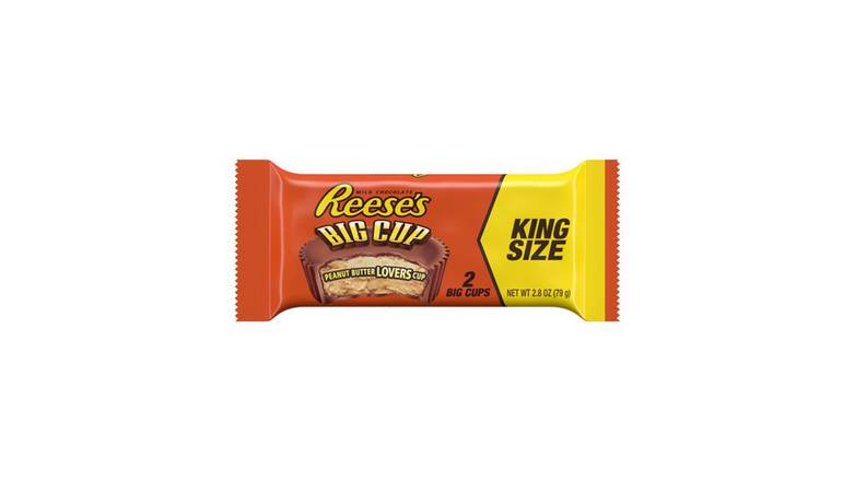 Order Reeses Big Cup King Size Peanut Butter Cups food online from Route 7 Food Mart store, Norwalk on bringmethat.com