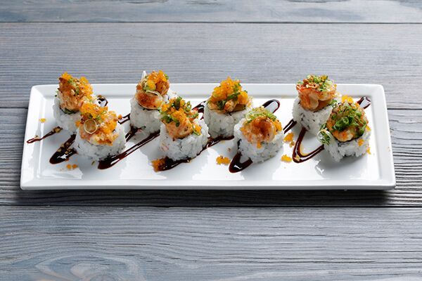 Order Grilled Shrimp Roll food online from Kabuki Japanese Restaurant store, Las Vegas on bringmethat.com
