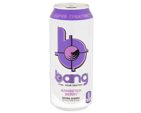 Order Bangster Berry Energy Drink, 16 fl oz food online from Pit Stop Liquor Mart store, El Monte on bringmethat.com