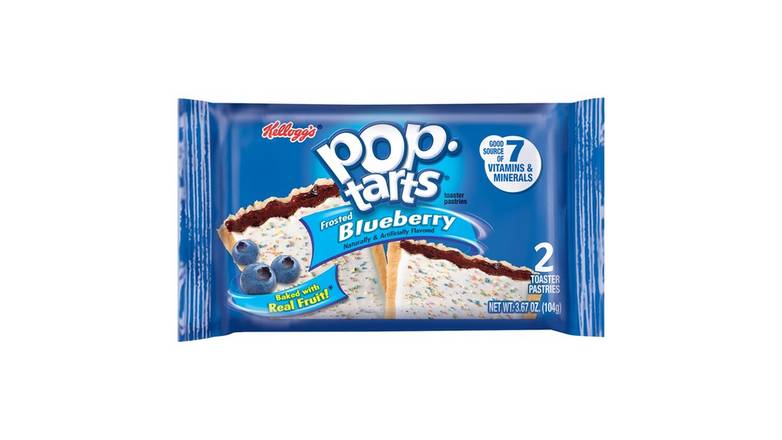 Order Kellogg'S Pop-Tarts Frosted Blueberry food online from Trumbull Mobil store, Trumbull on bringmethat.com