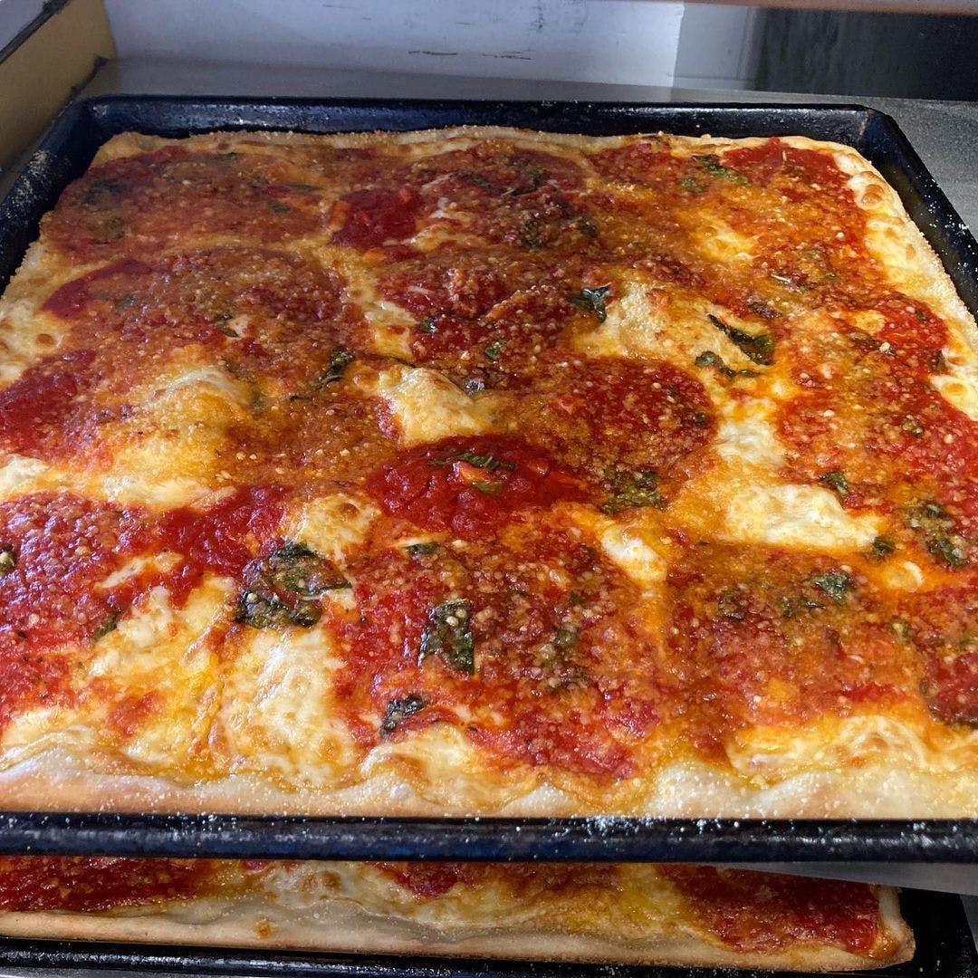 Order Sicilian Pizza - Large 16'' food online from Romano Pizza store, Somers Point on bringmethat.com