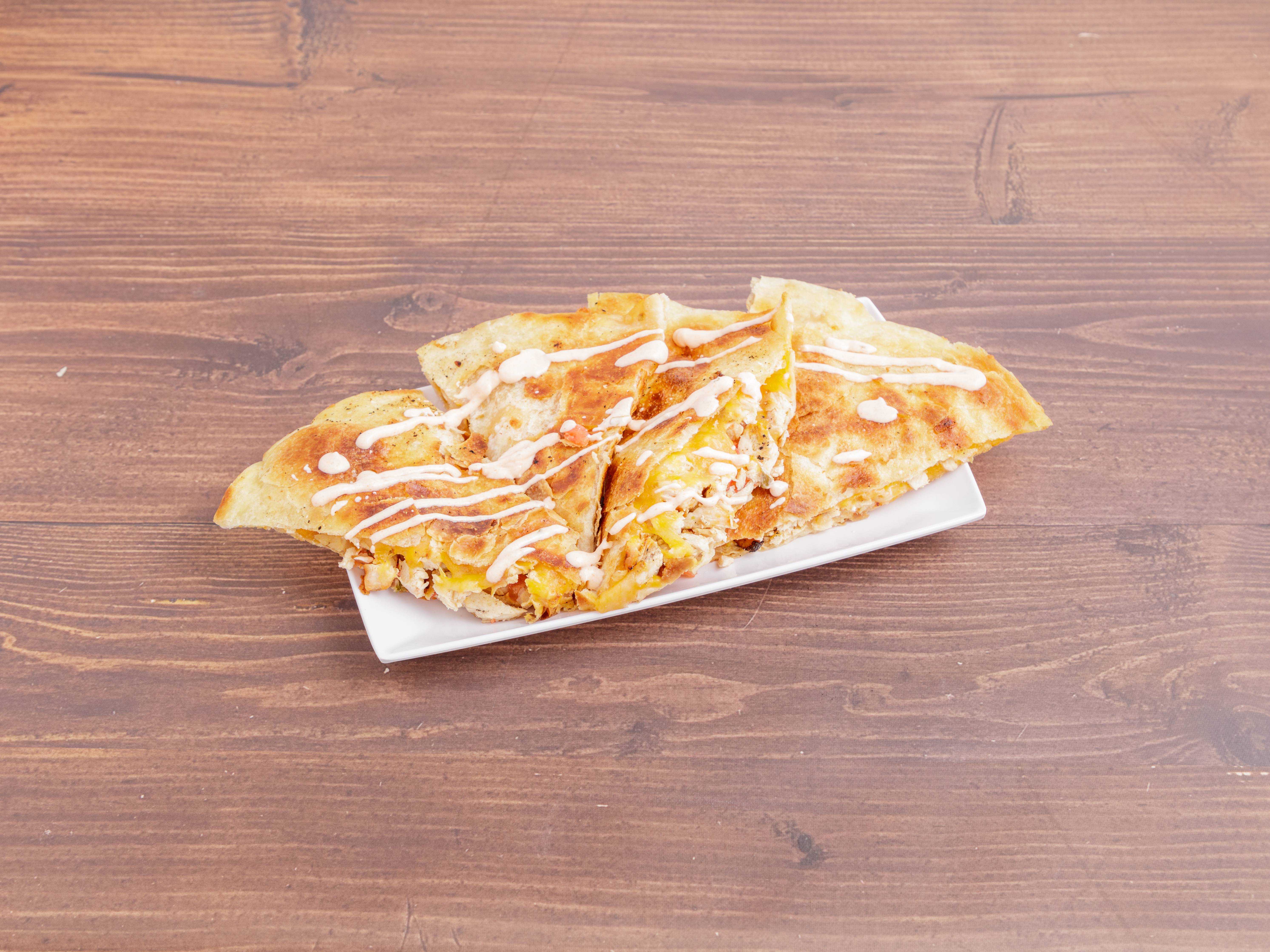 Order Chicken Quesadilla food online from Mexicali Blue store, Wappingers Falls on bringmethat.com