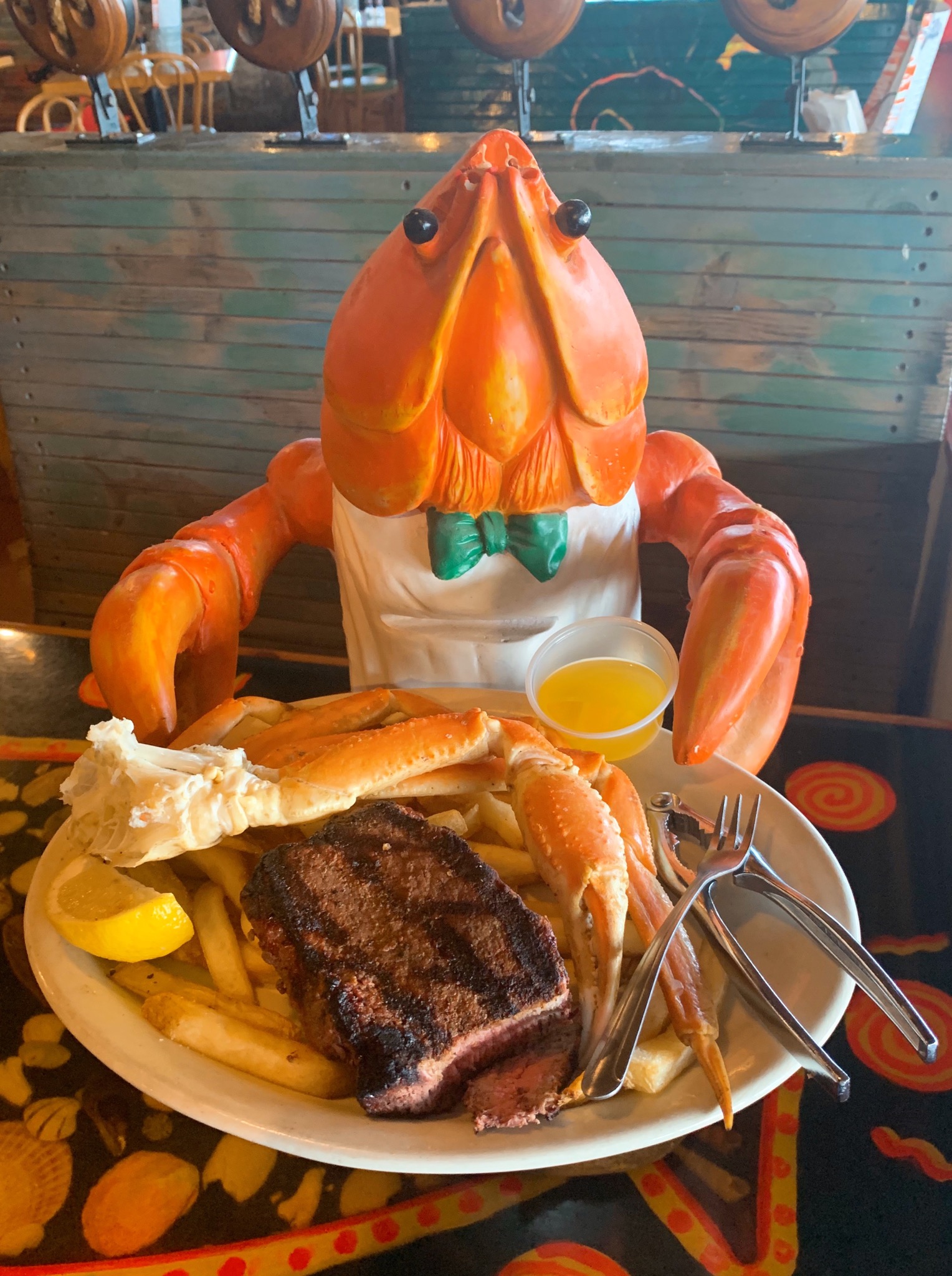 Order Steak and Crab Legs food online from Pickle Bills Lobster House store, Grand River on bringmethat.com