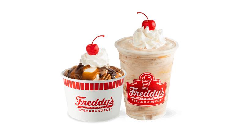 Order Signature Turtle food online from Freddy's Frozen Custard and Steakburgers store, Decatur on bringmethat.com