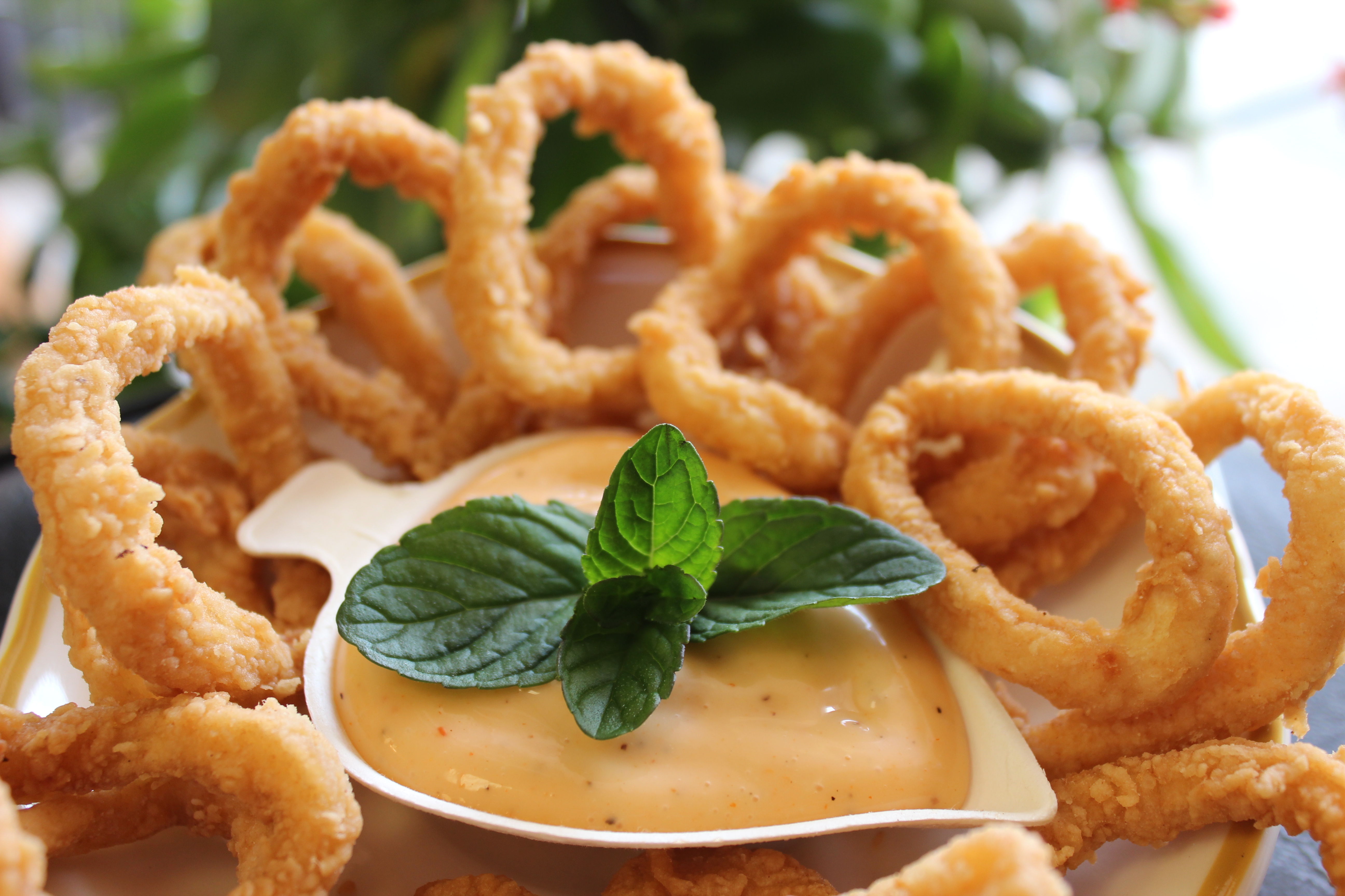 Order G03. Fried Calamari food online from Fresh Fast Smoothie store, Gilbert on bringmethat.com