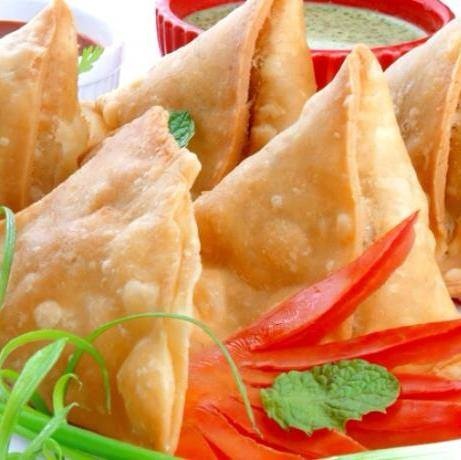 Order 2 Piece Shrimp Samosa food online from Shan-a-punjab catering store, Brookline on bringmethat.com