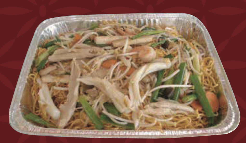 Order Stir Fried Seafood Chow Mein Party Tray food online from Kim Chuy Restaurant store, Los Angeles on bringmethat.com