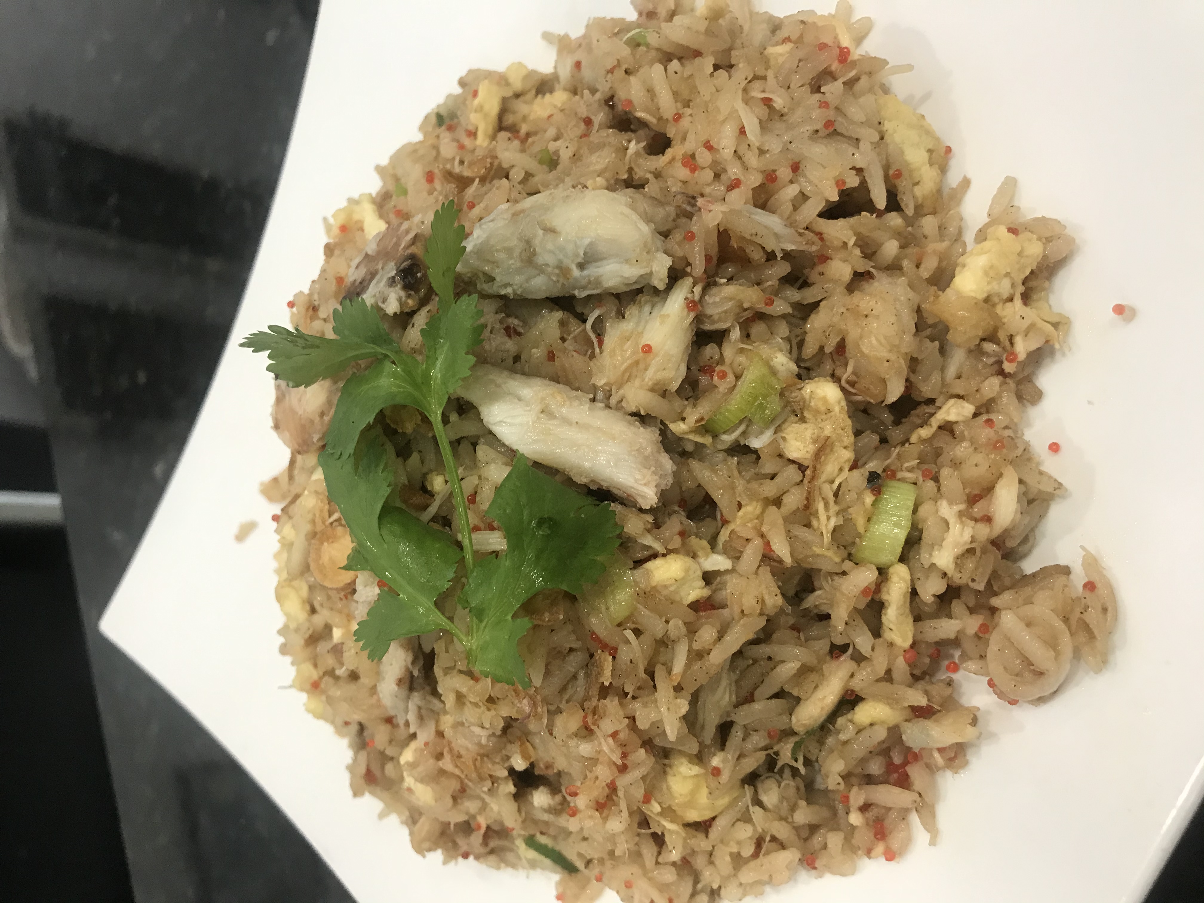 Order Crab Fried Rice food online from Pho Beef Noodle & Grill store, Lewisville on bringmethat.com