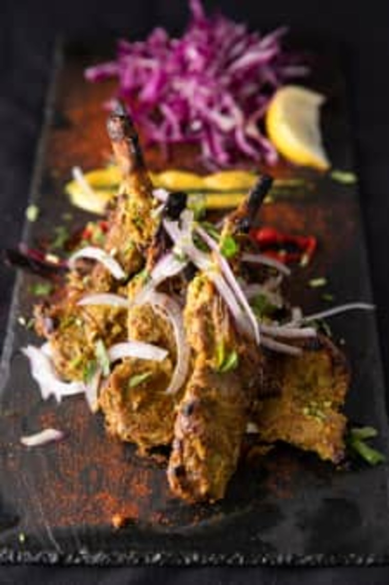 Order Lamb Chops food online from Holi Indian Grill store, Panama City on bringmethat.com