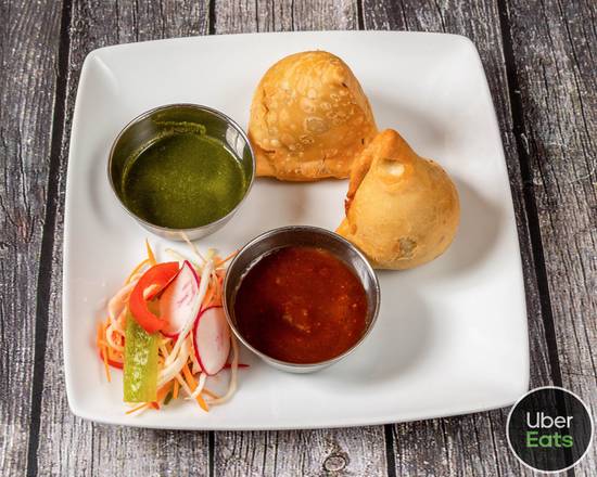 Order Vegetable Samosa food online from Basil Indian and Thai Grill store, Montclair on bringmethat.com