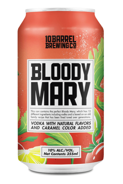 Order 10 Barrel Brewing Co. Bloody Mary ( 4 PK x 12 OZ CANS ) food online from Friends Snacks store, San Francisco on bringmethat.com