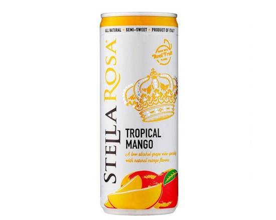 Order Stella Rosa Tropical Mango, 250mL can ( 5% ABV) food online from Central Liquor Market store, Los Angeles on bringmethat.com