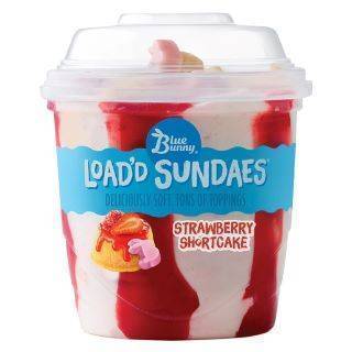 Order Strawberry Shortcake Loaded Sundae (8.5 fl oz.) food online from The Ice Cream Parlor store, Colorado Springs on bringmethat.com