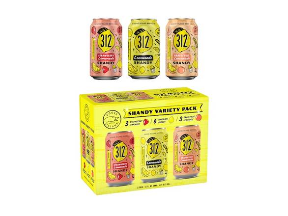 Order Goose Island 312 Lemonade Shandy Variety Pack - 12x 12oz Cans food online from Cardinal Wine & Spirits store, Gurnee on bringmethat.com