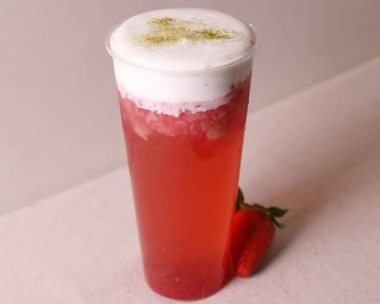 Order Strawberry Fresh Tea food online from Bobabora store, Walnut on bringmethat.com