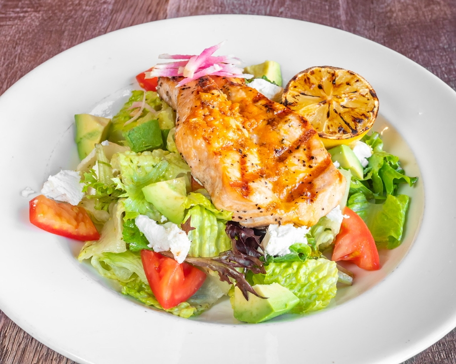 Order Grilled Salmon Salad food online from Andale Restaurant store, Los Gatos on bringmethat.com