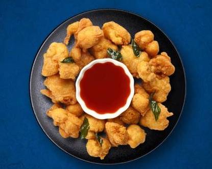 Order Golden Veggie Fritters food online from Indian Vegan Experiment store, Southern Pines on bringmethat.com