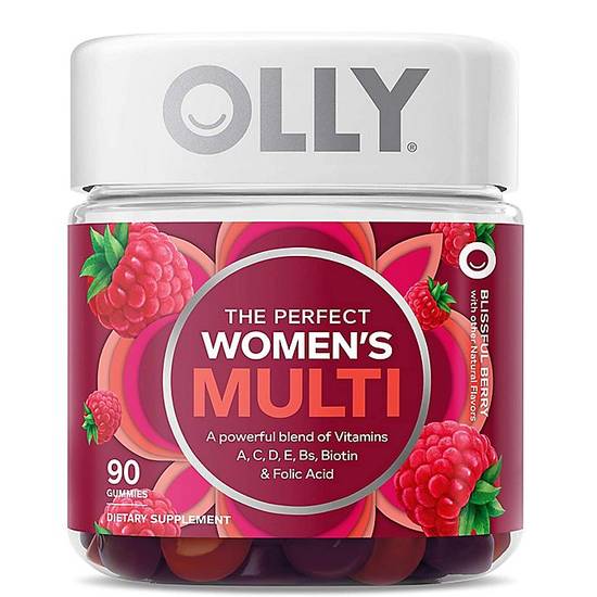 Order OLLY™ 90-Count Women's Multi in Blissful Berry Gummies food online from Bed Bath & Beyond store, Winston Salem on bringmethat.com