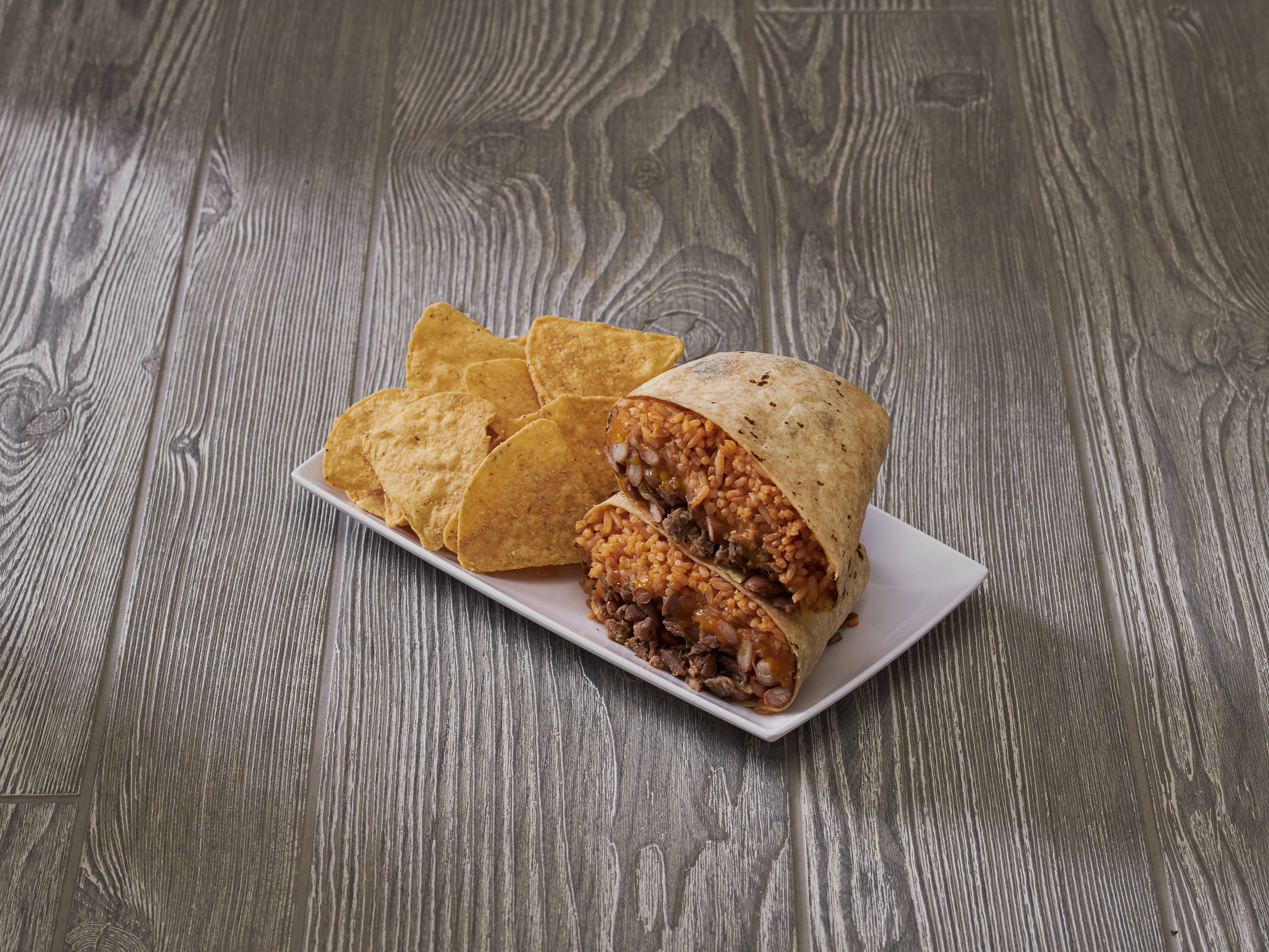 Order Tri-Tip Burrito food online from SB Chicken Ranch store, Goleta on bringmethat.com