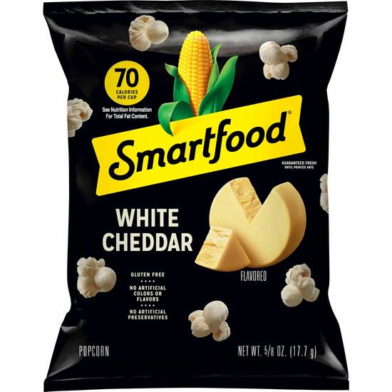 Order Smartfood Popcorn White Cheddar food online from IV Deli Mart store, Goleta on bringmethat.com