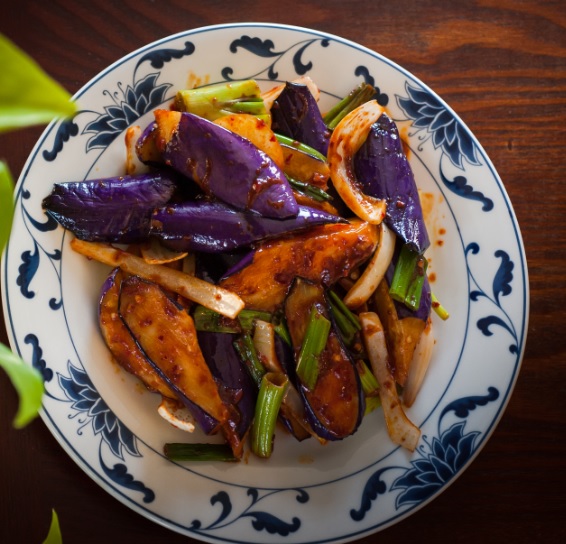 Order Eggplant Szechuan Style food online from Wok N Roll store, McLean on bringmethat.com
