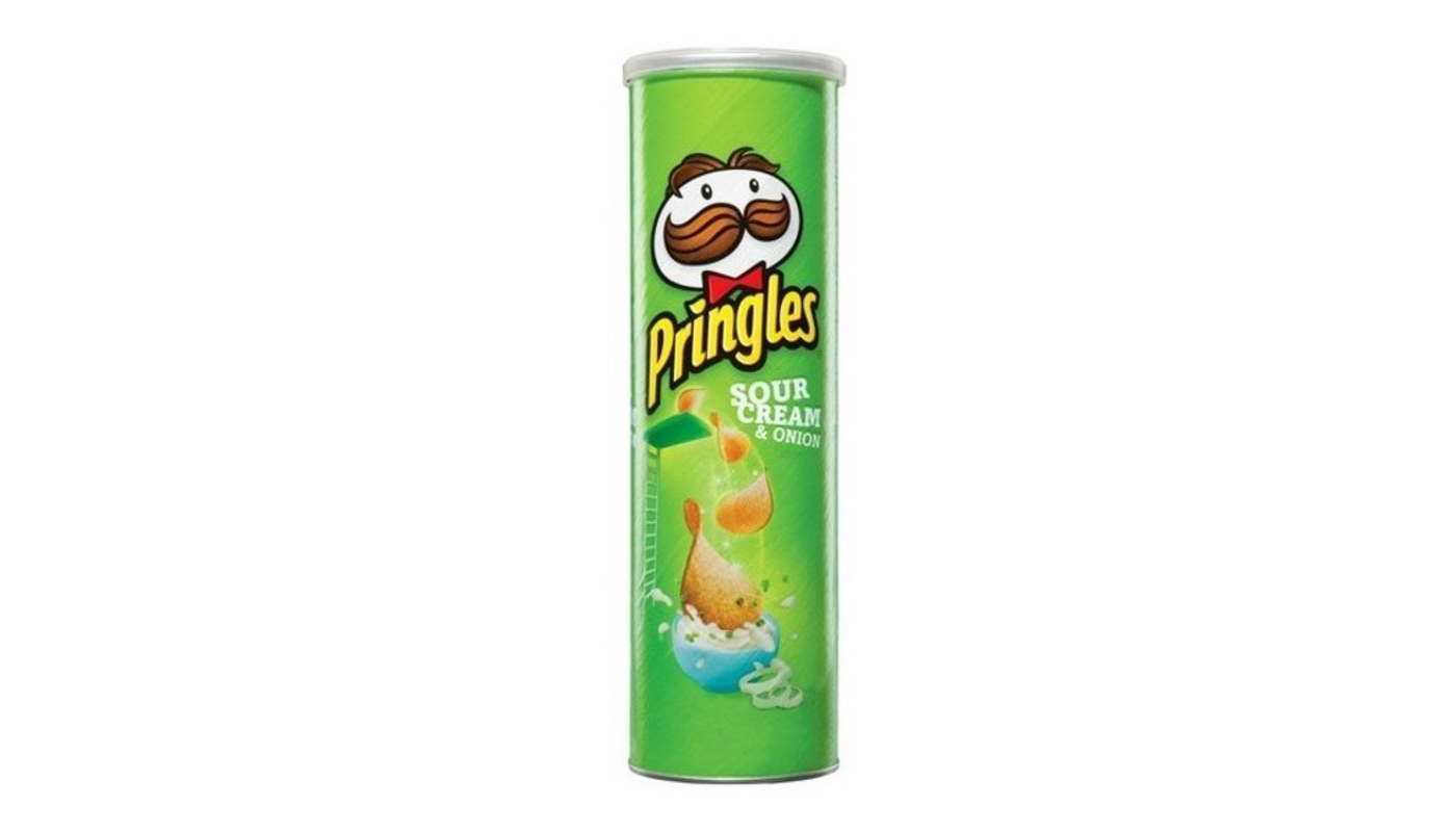 Order Pringles Sour Cream & Onion 5.5oz food online from Golden Rule Liquor store, West Hollywood on bringmethat.com