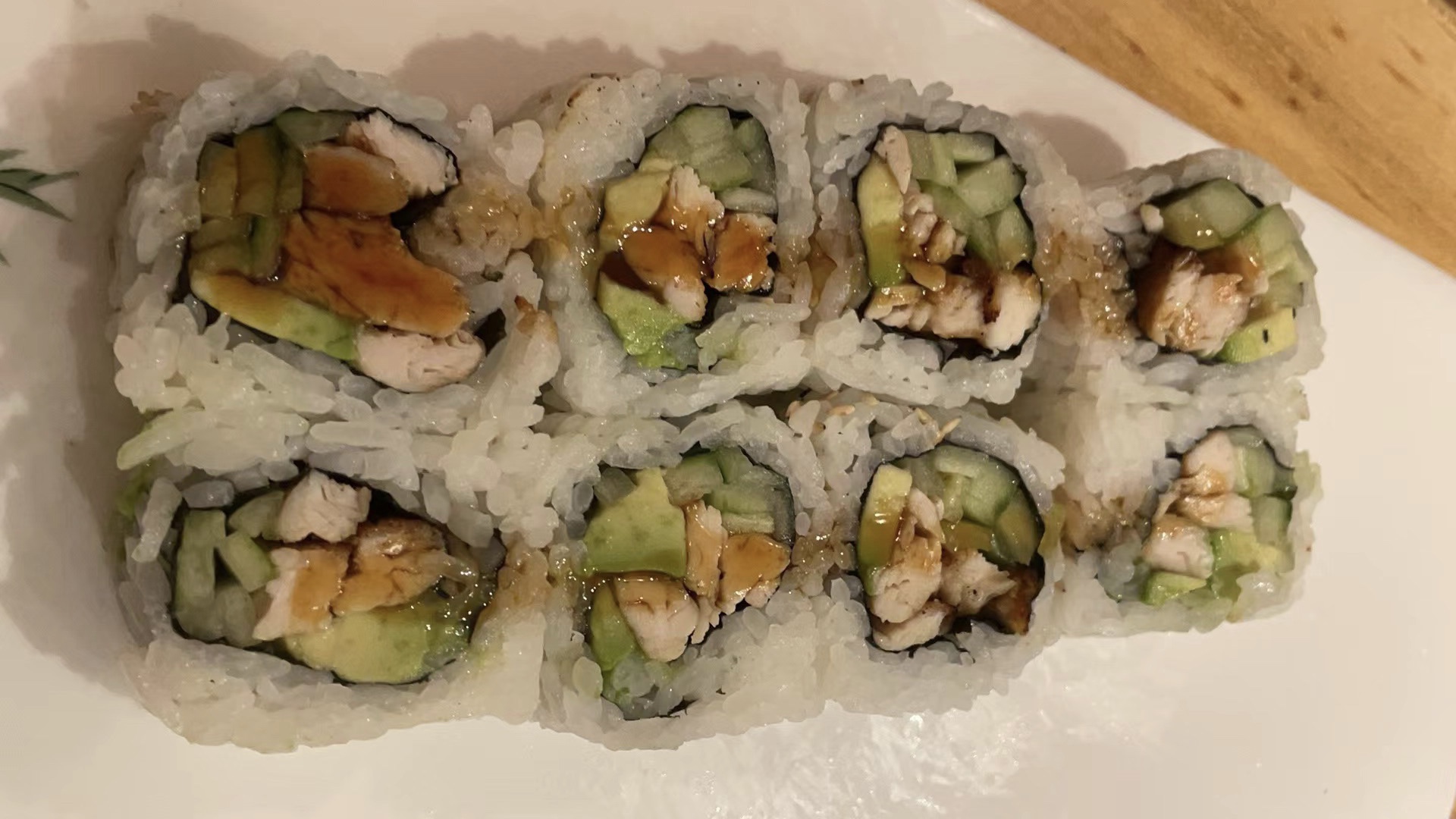 Order Chicken Teriyaki Roll food online from Sushi Osaka store, Ithaca on bringmethat.com