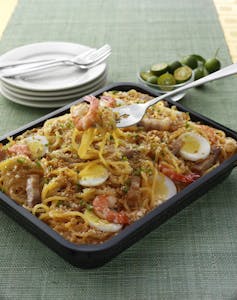 Order Pancit Palabok (Thick Rice Noodles) food online from Max's Restaurant store, Chicago on bringmethat.com