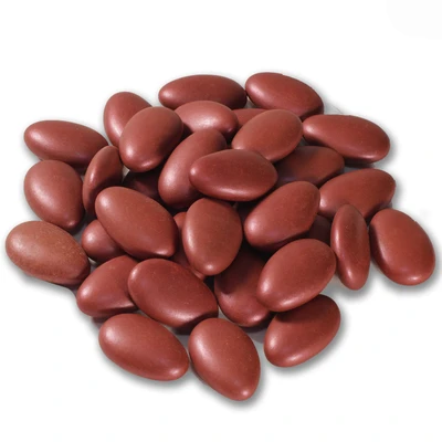 Order Burgundy almond shaped chocolates food online from Nut House Co store, Bridgeview on bringmethat.com