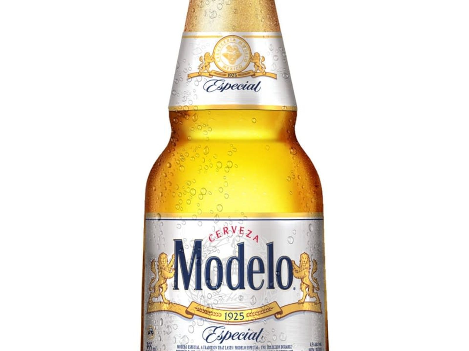 Order Modelo “Especial”, Mexican Pilsner 12oz Bottle food online from Angelo's Wine Bar store, Chicago on bringmethat.com