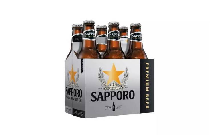Order Sapporo Premium Beer - 6pk/12 fl oz Bottles food online from Windy City Liquor Market store, El Cajon on bringmethat.com
