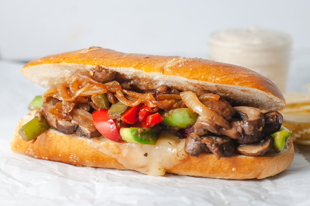 Order Veggie Philly  food online from Akh's Cafe store, San Francisco on bringmethat.com