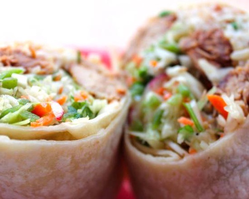 Order Chicken Burrito food online from Mogo Korean Fusion Tacos store, Asbury Park on bringmethat.com