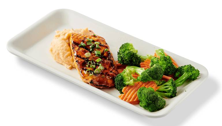 Order Teriyaki Grilled Salmon food online from Boomer Jack Grill & Bar store, Fort Worth on bringmethat.com