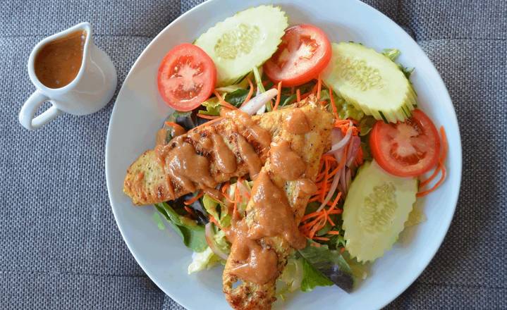Order Chicken Satay Salad food online from Toomie's Thai By Mee Choke store, Alameda on bringmethat.com