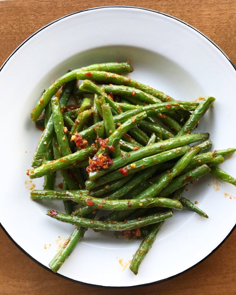 Order Dry Sauteed String Beans food online from Fat Dragon store, Los Angeles on bringmethat.com