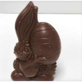 Order Bunny Holding an Egg Milk Chocolate food online from Jon L. Stopay Candies store, Wilkes-Barre on bringmethat.com