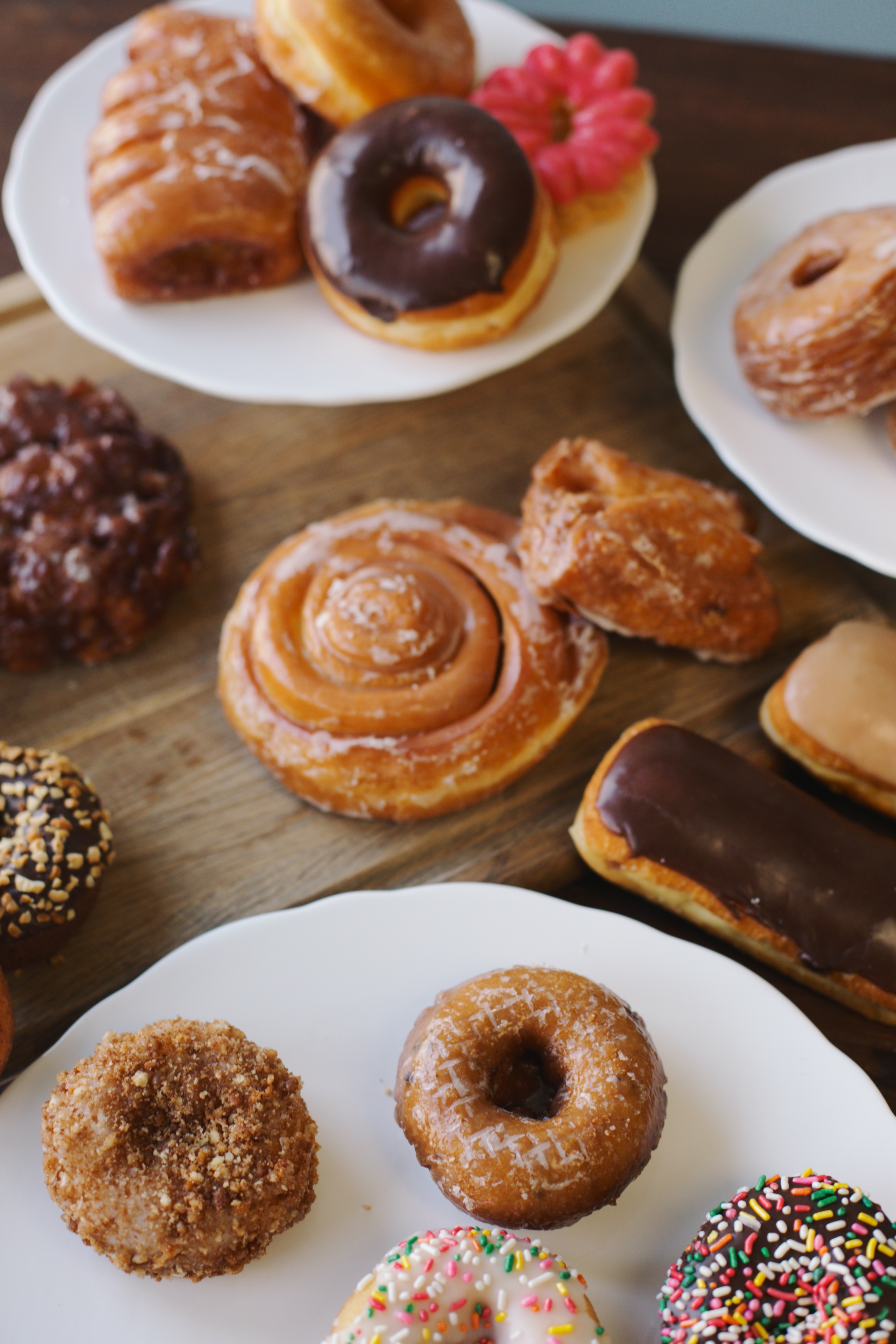Order 2 Dozens Mix food online from White Cup Donuts store, Gardena on bringmethat.com