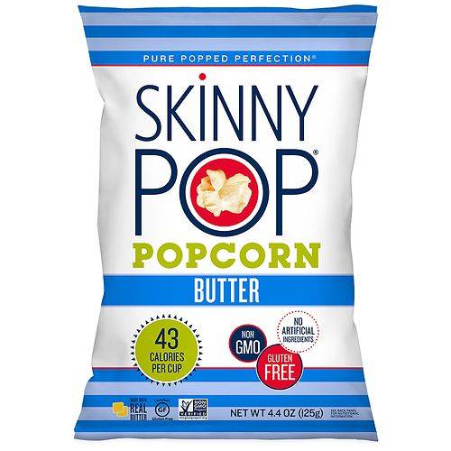 Order SkinnyPop Popcorn Butter - 4.4 OZ food online from Walgreens store, Wake Forest on bringmethat.com