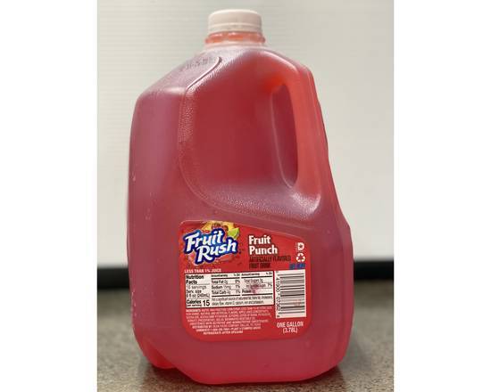 Order Fruit Rush Fruit Punch Gallon food online from S & P #2 store, Baton Rouge on bringmethat.com