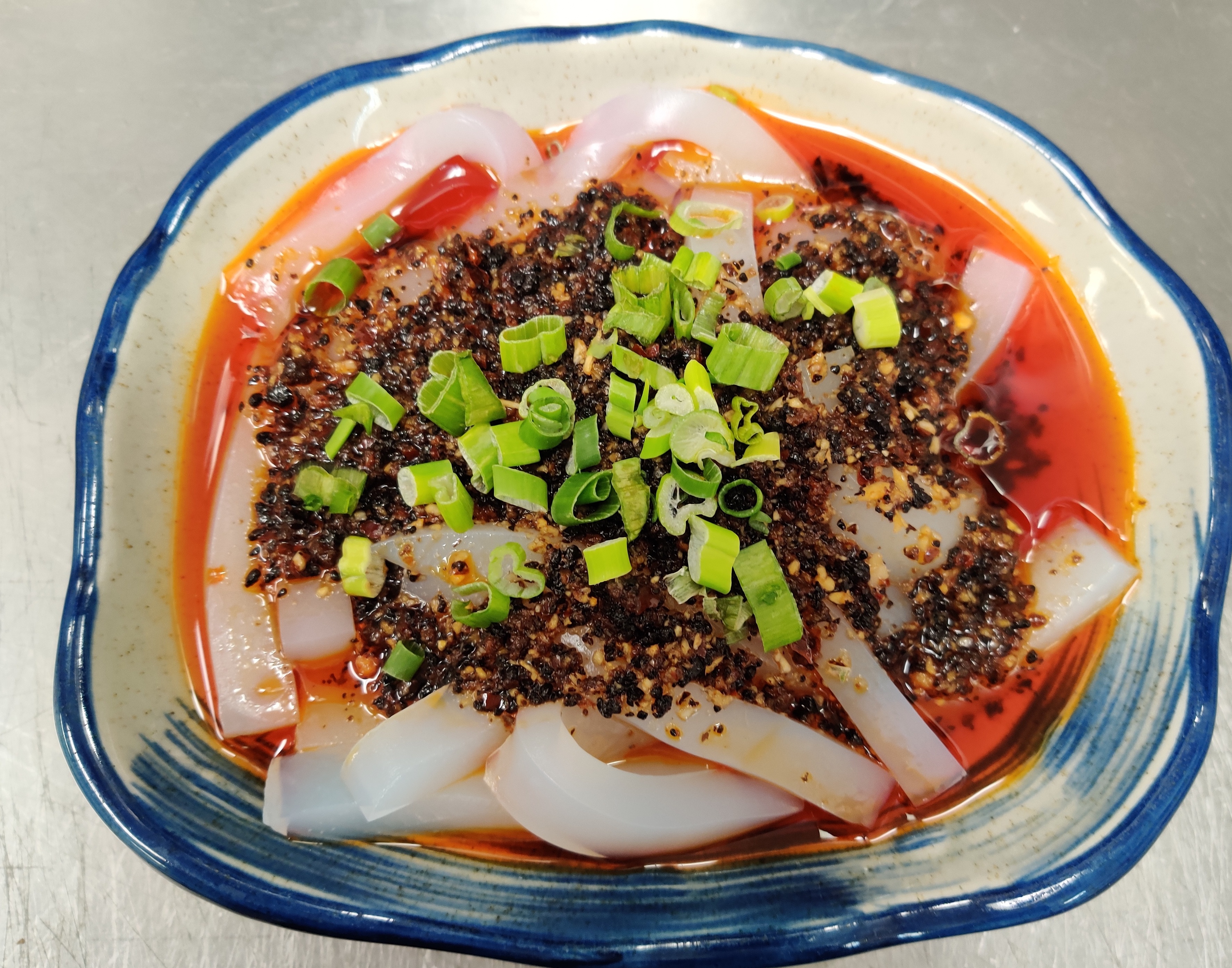 Order A8. Chengdu Style Mung Bean Noodle 成都凉粉 food online from Red Chili store, Vestal on bringmethat.com