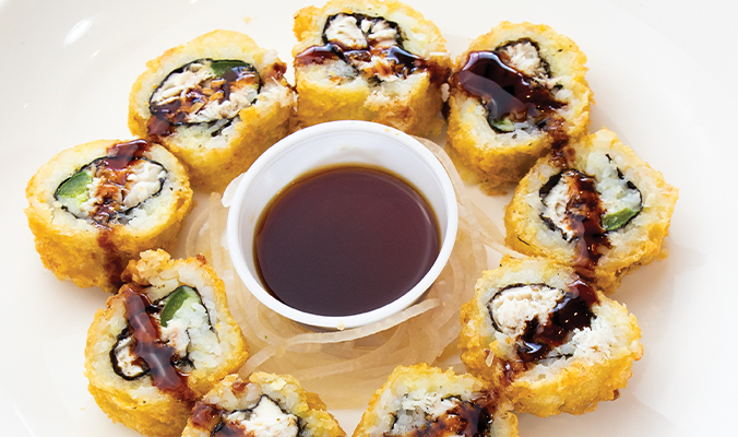 Order Jalapeno roll - Freid food online from Oki Japanese Grill store, Plano on bringmethat.com