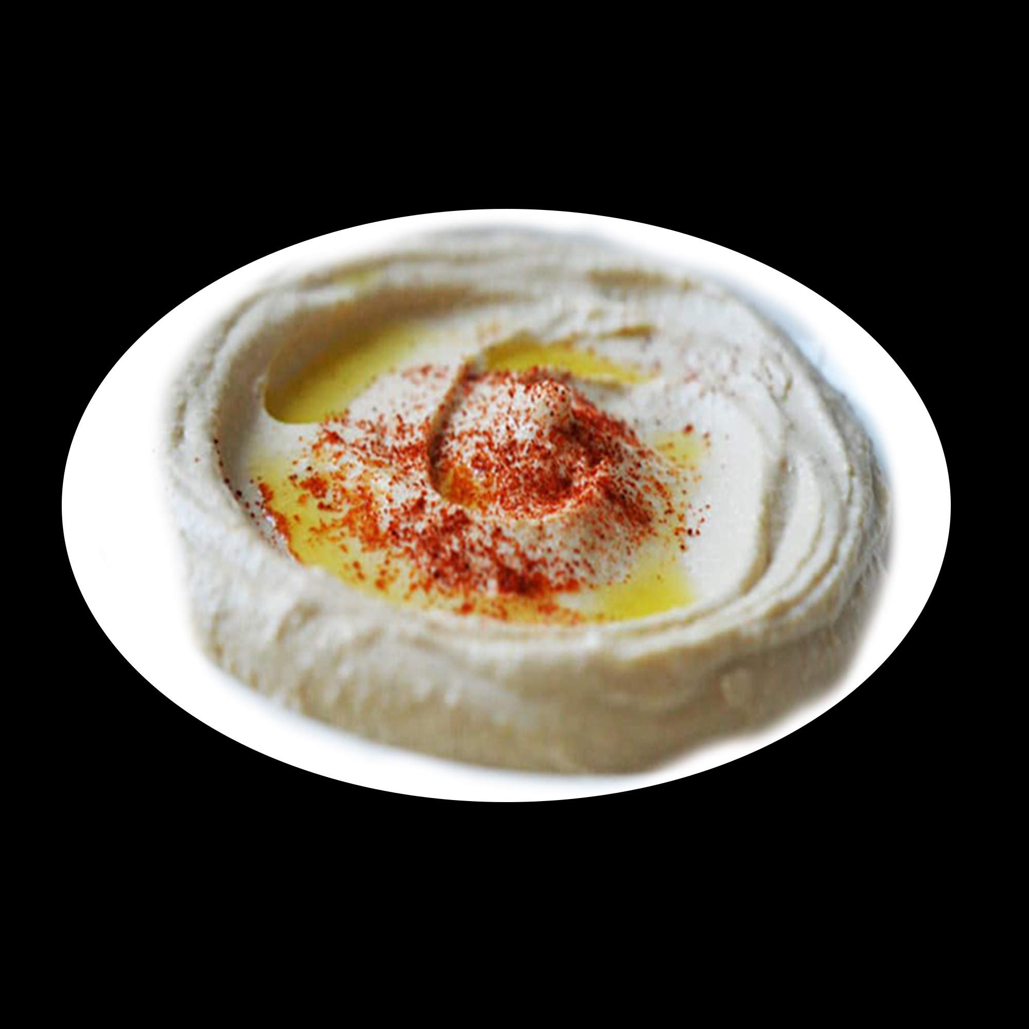Order Hummus With Pita Bread حـمص مع خبـز  food online from Abu Omar Gyros & Shawarma store, Portland on bringmethat.com