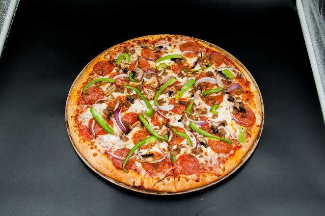 Order Supreme Pizza food online from Lalis Pizza store, Lynwood on bringmethat.com