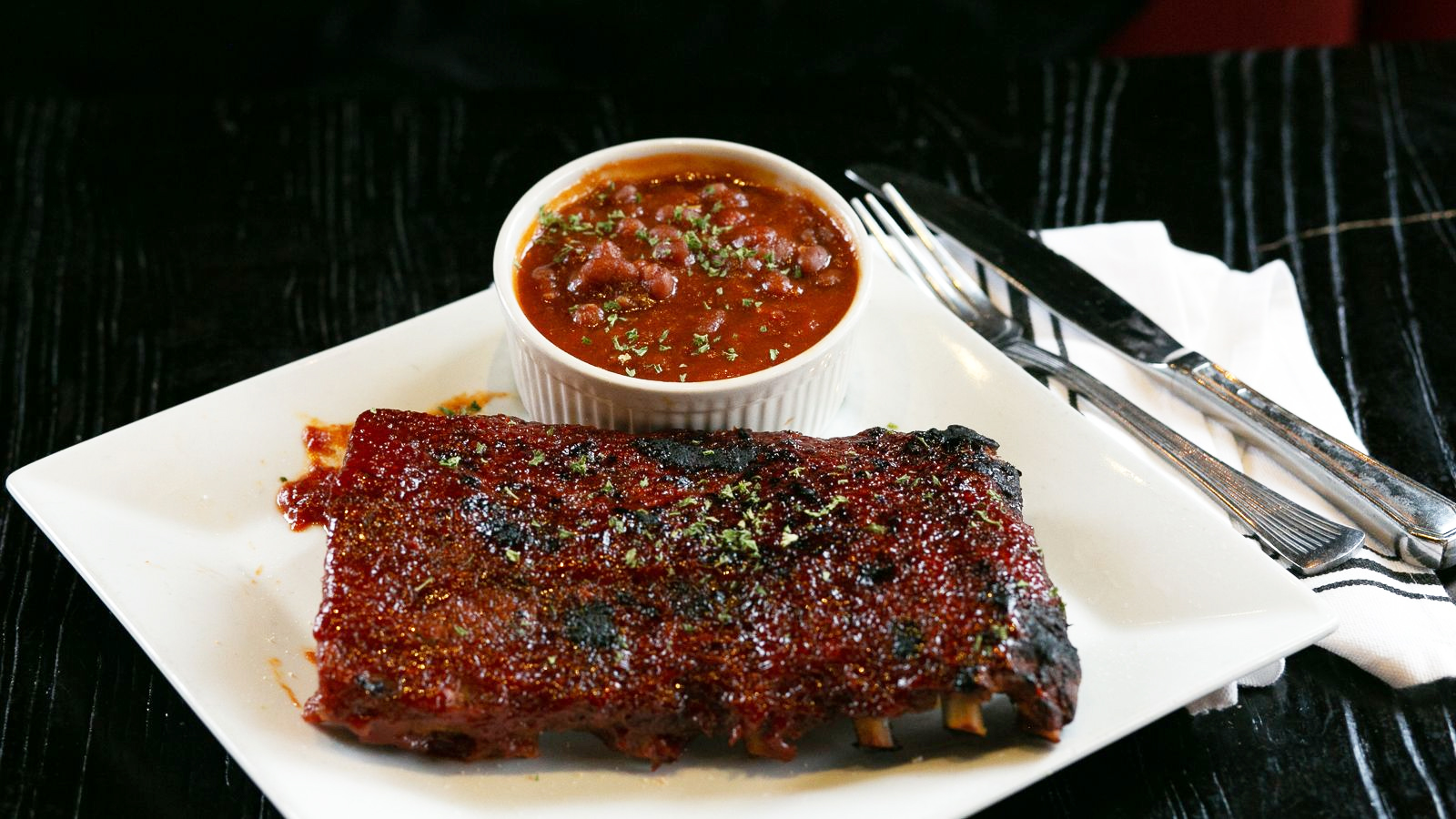 Order Barbecue Baby Back Ribs food online from Blvd Bistro Of Harlem store, New York on bringmethat.com