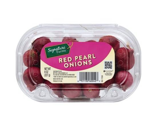 Order Signature Farms · Red Pearl Onions (8 oz) food online from Safeway store, Surprise on bringmethat.com
